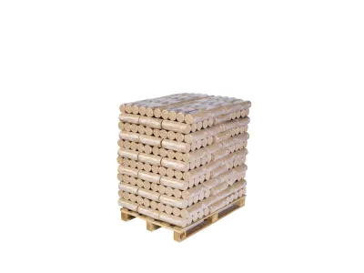 Vita holz Holzbriketts rund, ohne Loch, 960 kg, für Holzheizungen,