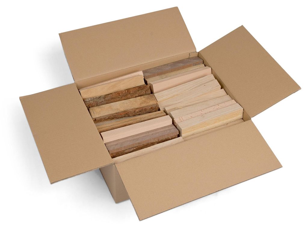 Woodsellers Anzündholz 20kg – Ofenfertiger Hartholz-Mix für Kamin und Grill (Scheitlänge 24 cm) – Ansicht 2